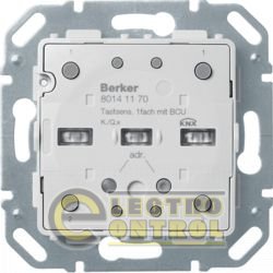 Выключатель модульний 1-клавишный KNX-TP+EASY з шинним соединитиель Q.x/K.x