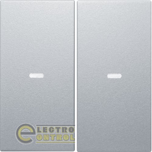 Клавіша 2Х для вимикача 80142180 S.1/B.x алюміній Клавіша 2Х для вимикача 80142180 S.1/B.x алюміній