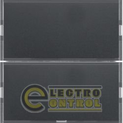 Сенсорний выключатель 2-клавишный KNX-TP+EASY S.1/B.x алюминь/антрацит