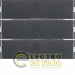 Сенсорний выключатель 3-клавишный KNX-TP+EASY K.1 антрацит