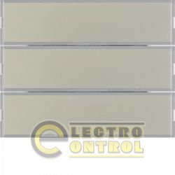 Сенсорний вимикач 3-клавішний KNX-TP+EASY K.5 сталь