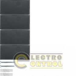 Сенсорний выключатель 4-клавишный KNX-TP+EASY S.1/B.x алюминь/антрацит Сенсорний выключатель 4-клавишный KNX-TP+EASY S.1/B.x алюминь/антрацит