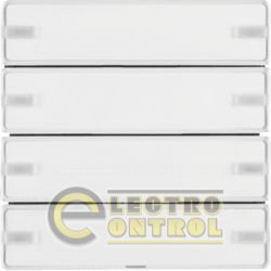 Сенсорний выключатель 4-клавишный KNX-TP+EASY Q.x полярная белизна