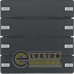 Сенсорний выключатель 4-клавишный KNX-TP+EASY Q.x антрацит Сенсорний выключатель 4-клавишный KNX-TP+EASY Q.x антрацит
