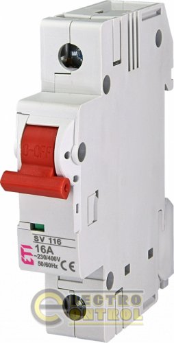 Выключатель нагрузки SV 116  1р 16A 2423121