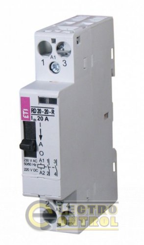 Контактор импульсный RBS 220-20 230V AC 20A (2Н.О.,AC1) 2464103