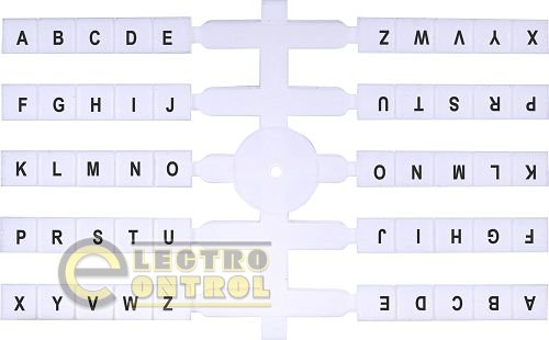 Маркировочная табличка (200шт.) EO3 (алфавитная a-z) 3901812 Маркировочная табличка (200шт.) EO3 (алфавитная a-z) 3901812