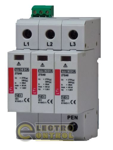 Ограничитель перенапряжения ETITEC A 500/10/B-NO 2441161 Ограничитель перенапряжения ETITEC A 500/10/B-NO 2441161