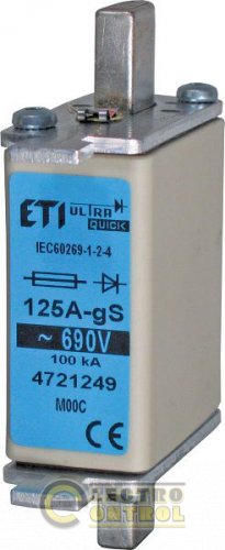 Предохранитель M00C/125A/690V-gS (100kA) 4721249
