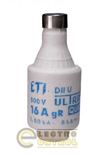 Запобіжник DIIUQ25A/500V gR (50 kA) 4322007