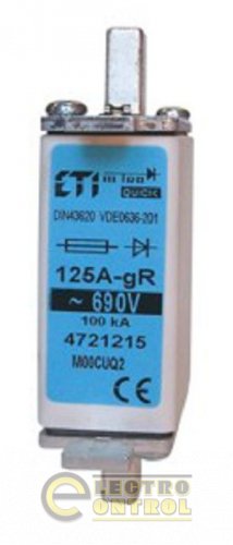 Предохранитель M00CUQ2/16A/690V gR (200 kA) 4721205
