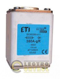 Запобіжник G3UQ2/350A/500V gR (200 kA) 4715522