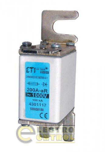Предохранитель S00UQ01/80/100A/1000V aR (200kA) 4301114