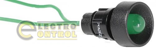 Лампа сигнальна LS LED 20 G 24 (20мм, 24V AC, зелена) 4770813