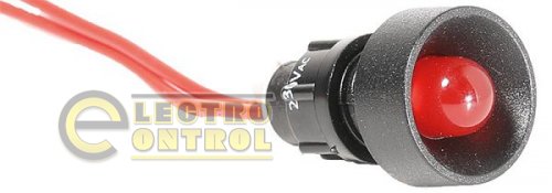 Лампа сигнальна LS LED 20 R 24 (20мм, 24V AC, червона) 4770814