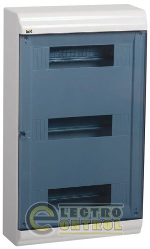 Корпус пластиковий ЩРН-П-36 модулів 3 ряду навісний 490x290x100 IP41 PRIME