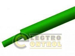 Термоусадочная трубка ТТУ 8/4 зеленая 1 м