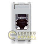 Розетка для EDP RJ45 Panduit, кат. 5e, FTP, серебристый