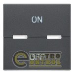 Взаимозаменяемая клавиша на 2 модуля - символы ON/OFF для качающихся нажимных клавиш