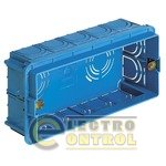 Монтажная коробка в стену, GW 650 °C, голубой - 5 модуля