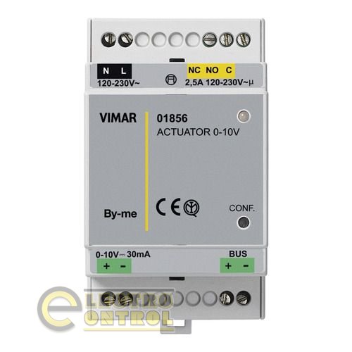 Актуатор для балласта 0-10 В постоянного тока с реле 250 В~ Актуатор для балласта 0-10 В постоянного тока с реле 250 В~