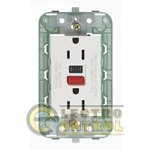 Разетка двойная 2P+E 15A США розетки с GFCI белый