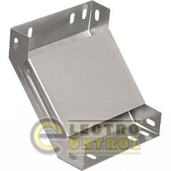 Поворот на 90 гр. вертикальний внутрішній 50х100 RAL 9016 (глянець)