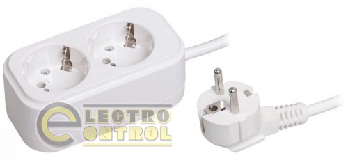 Удлинитель У02, 2 места 2Р+РЕ/1.5 метра 3х1мм2 16А/250В CLASSIC УЕК Удлинитель У02, 2 места 2Р+РЕ/1.5 метра 3х1мм2 16А/250В CLASSIC УЕК