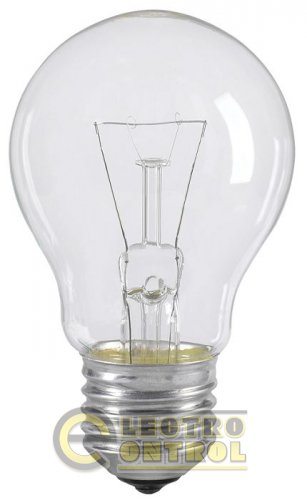 Лампа накаливания A55 шар прозрачный 75Вт E27