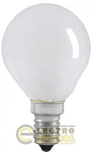 Лампа накаливания G45 шар матовая 40Вт E14