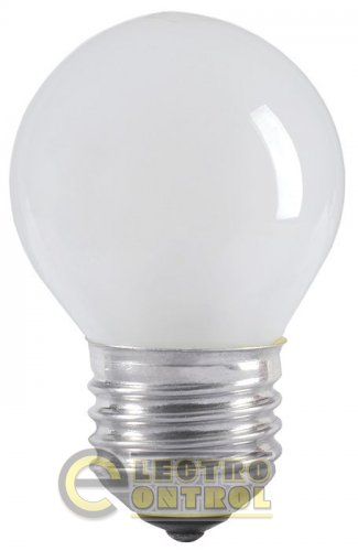 Лампа накаливания G45 шар матовая 40Вт E27