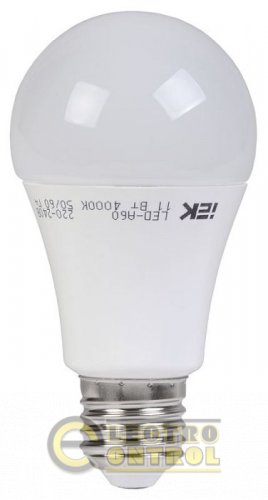 Лампа светодиодная A60 шар 11 Вт 1000 Лм 230 В 4000 К E27