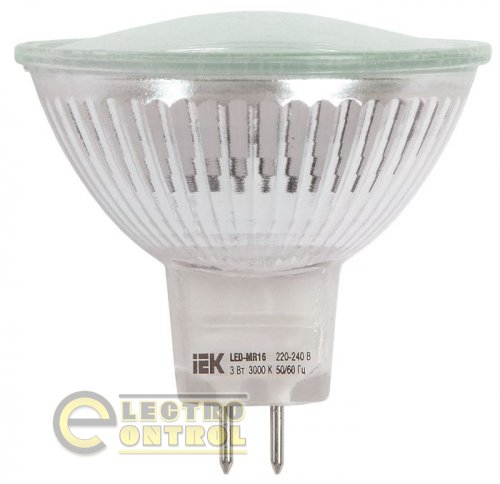 Лампа светодиодная MR16 софит 5 Вт 330 Лм 230 В 3000 К GU5.3 -eco