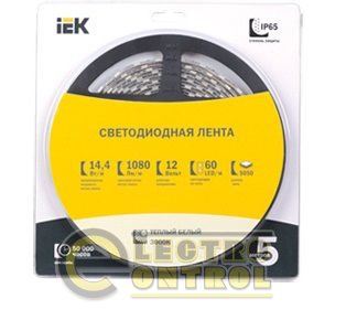 Лента LED 5м блистер LSR-5050WW30-7,2-IP20-12V УЕК