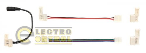 Комплект коннекторов для 8 мм MONO и RGB СД ленты 9шт в блистере УЕК-eco
