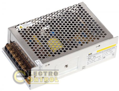 Драйвер LED ІПСП-PRO 200Вт 12 В блок - клеми IP20 IEK
