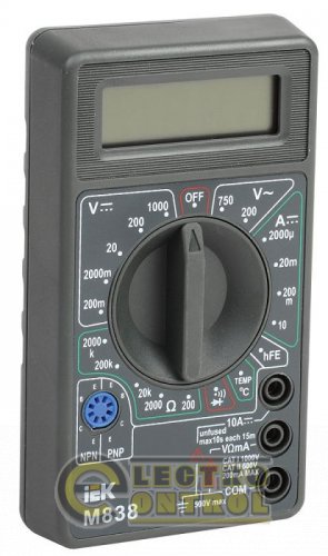 Мультиметр цифровой Universal M838