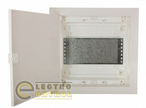 Щит металлопластиковый ECG14 MEDIA (перфорированная панель, металическая белая дверь) 1101152