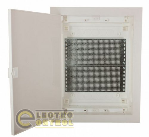 Щит металлопластиковый ECG28 MEDIA (перфорированная панель, металическая белая дверь) 1101153