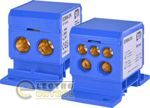 Блок розподільний EDBM-2/N (160А, 2x4-50; 2x4-35; 3x2,5-25) 1102412