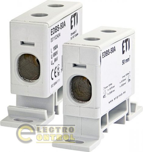 Блок распределительный EDBS-50A (150А, 2х16-70 mm2), вставка алюмин. 1102404