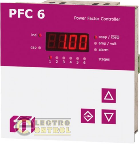 Регулятор реактивной мощности PFC 6 RS (6 ступеней, 97х97) 4656905