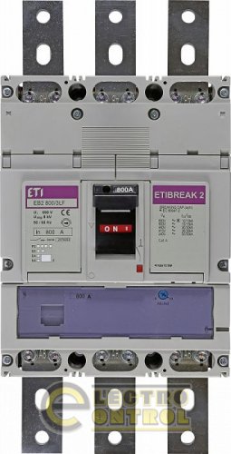 Автоматический выключатель EB2 800/3LF 800А 3р (36кА) 4672204