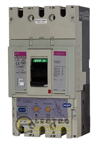 Автоматический выключатель EB2S 160/3HA 40А 3P (40kA  регулируемый) 4671920