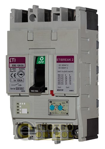 Автоматический выключатель EB2 125/3H 32A 3p (65kA) 4672102