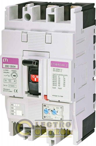 Автоматический выключатель EB2 125/3H 50A 3p (65kA) 4672103 Автоматический выключатель EB2 125/3H 50A 3p (65kA) 4672103