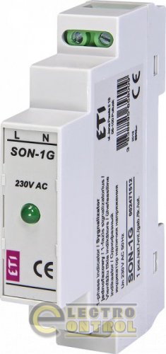 Однофазный индикатор наличия напряжения SON-1G (1x зеленый LED) 2471512