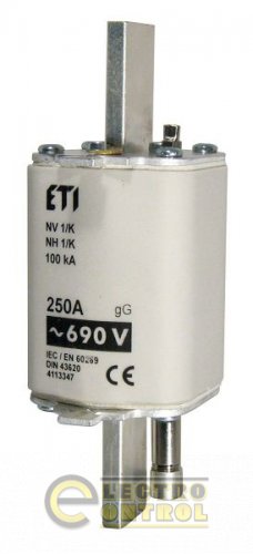 Запобіжник з бойком NH-1_K/gG 224A 690V 4113346