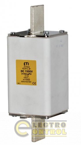 Предохранитель NH-3L  gPV 350A 1500V DC (L/R=2ms) 4110570