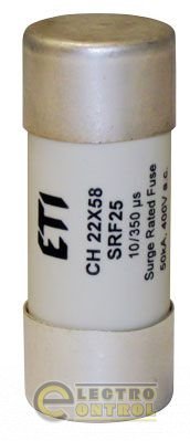 Запобіжник CH 22x58 SRF25-I ( для захисту ГНН_10/350ms, 400V) 2646010